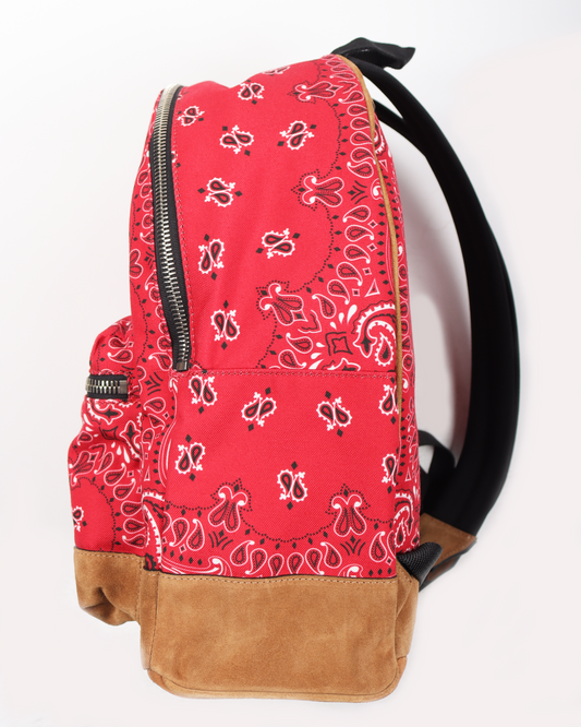 Canvas & Suede Bandana Backpack