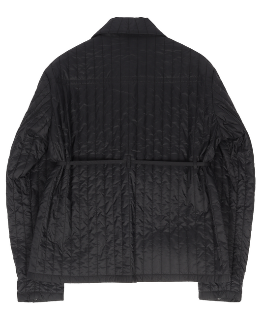 Single-Breasted Quilted Shell Jacket