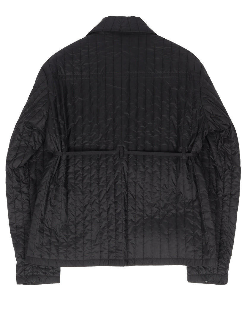 Single-Breasted Quilted Shell Jacket