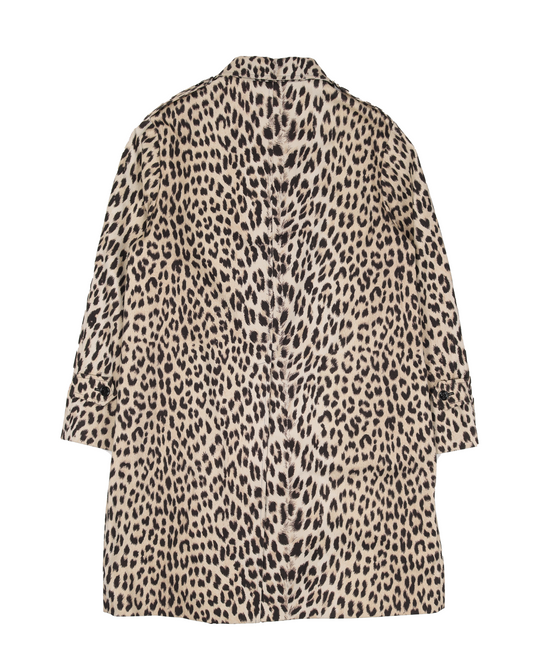 SS19 Leopard Print Runway Coat