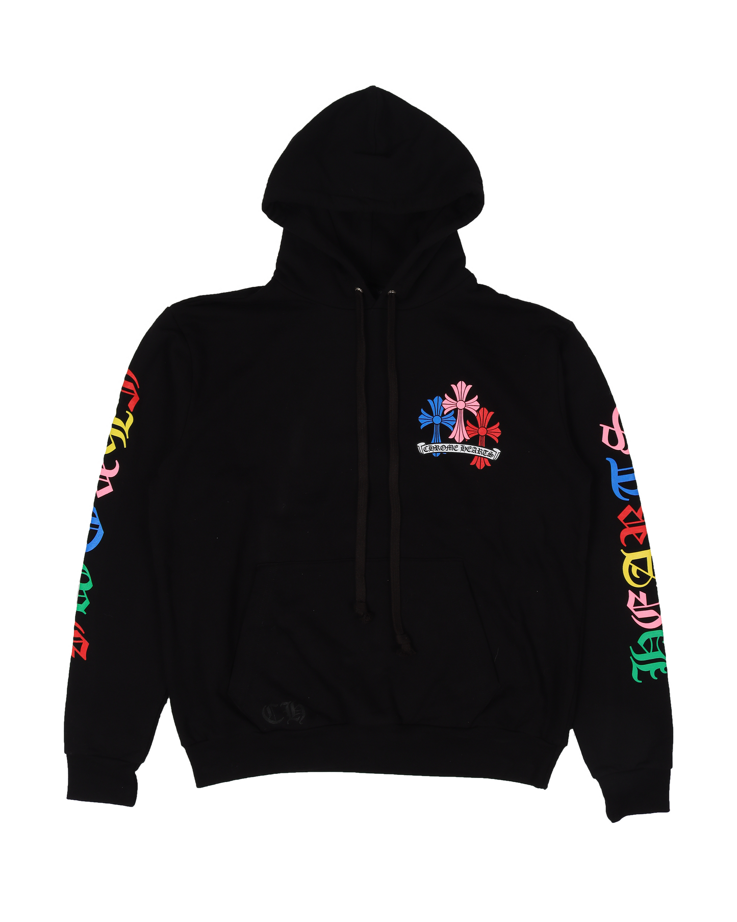 Multicolor Cross Logo Hoodie