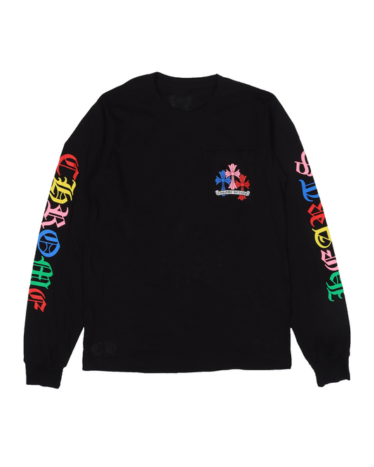 Multicolor Cross Logo L/S T-Shirt