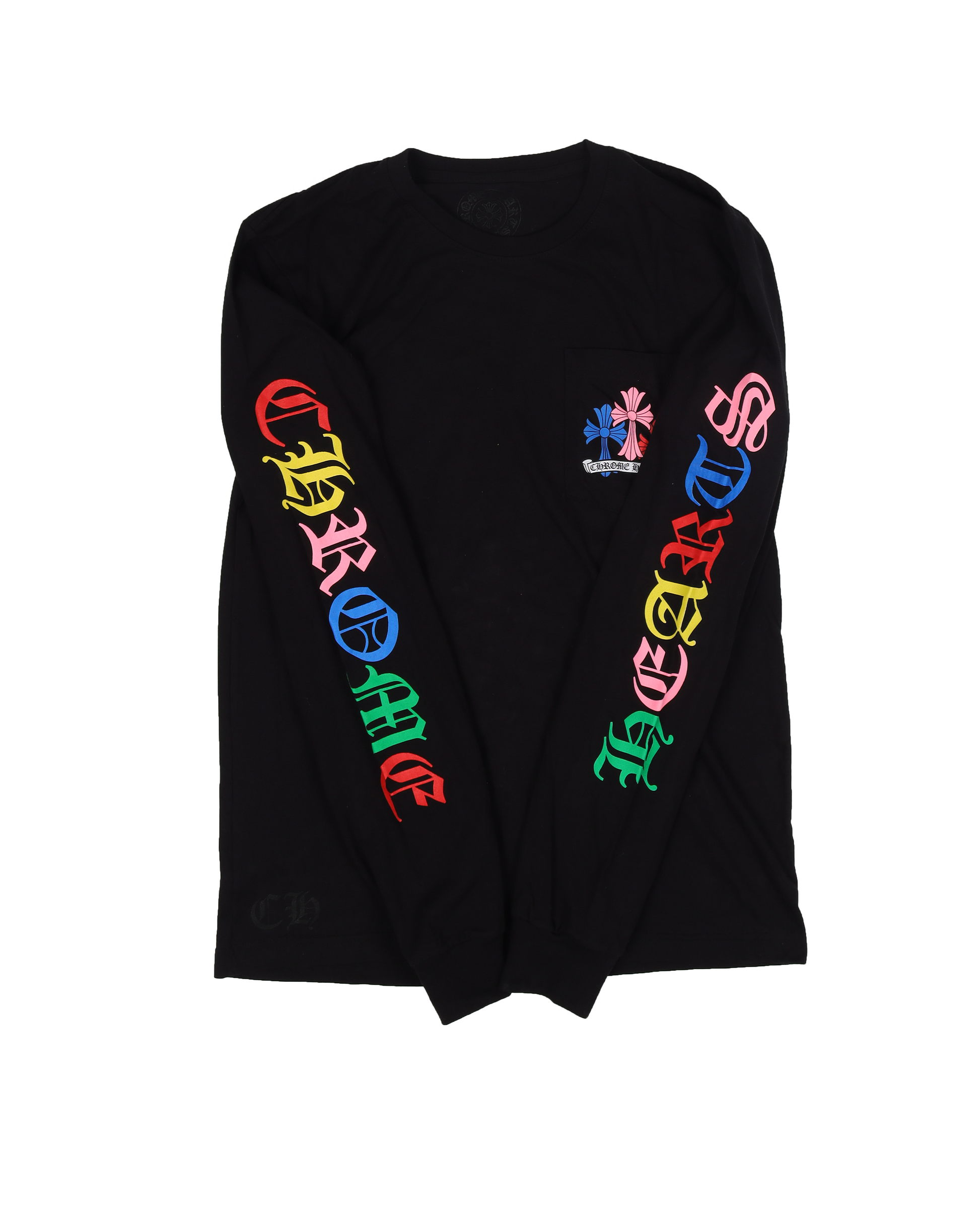Chrome Hearts Multicolor Cross Logo L/S T-Shirt – Justin Reed Chrome Hearts Multicolor Cross Logo L/S T-Shirt – Justin Reed