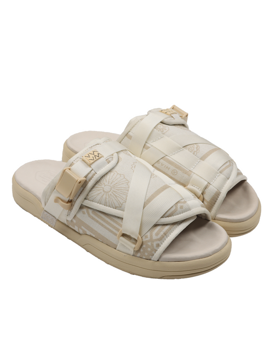 White Bandana Christo Sandals