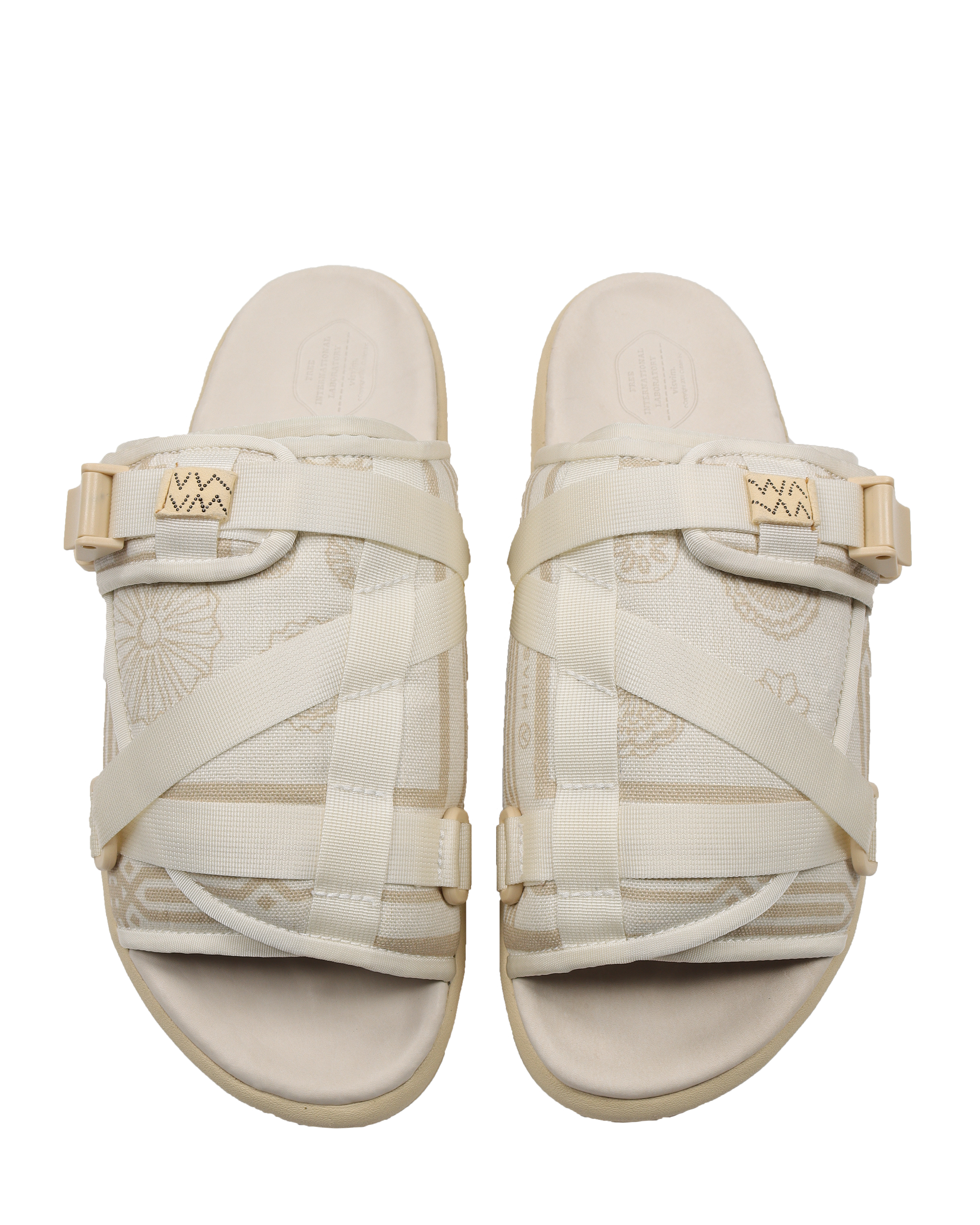 White Bandana Christo Sandals