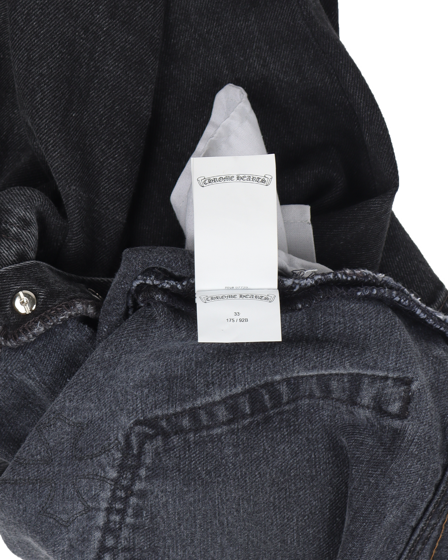 Black Patch Denim
