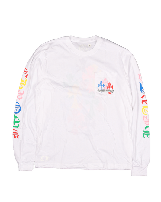 Multicolor Cross Logo L/S T-Shirt