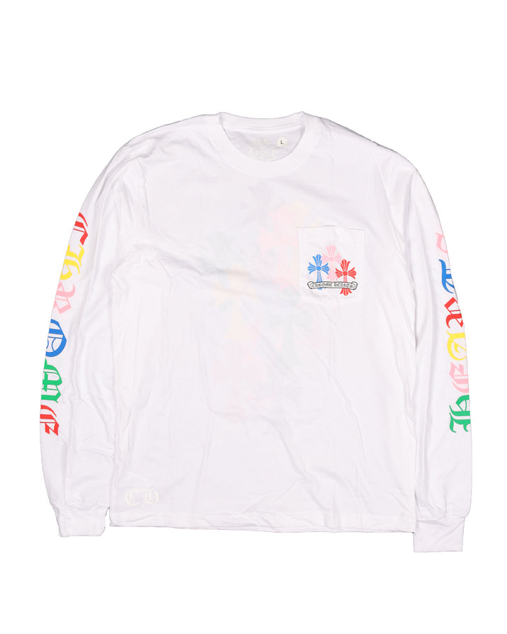 Multicolor Cross Logo L/S T-Shirt