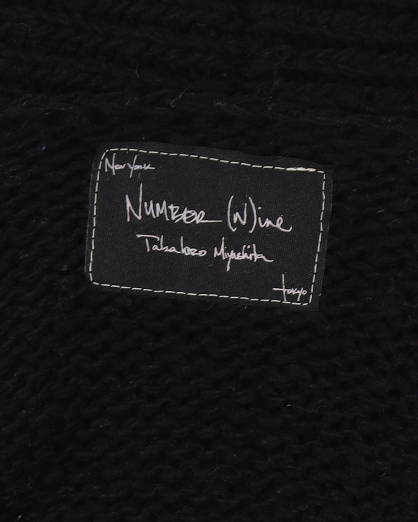 AW03 "Touch Me I'm Sick" Belted Wool Cardigan Sweater