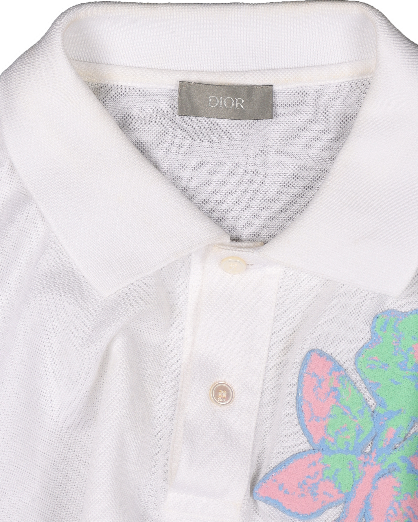 Alex Foxton Rose Embroidery Polo Shirt