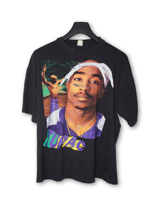 2pac Tupac Vintage HipHop Rap Tee Keep Ya Head Up 24 x 27