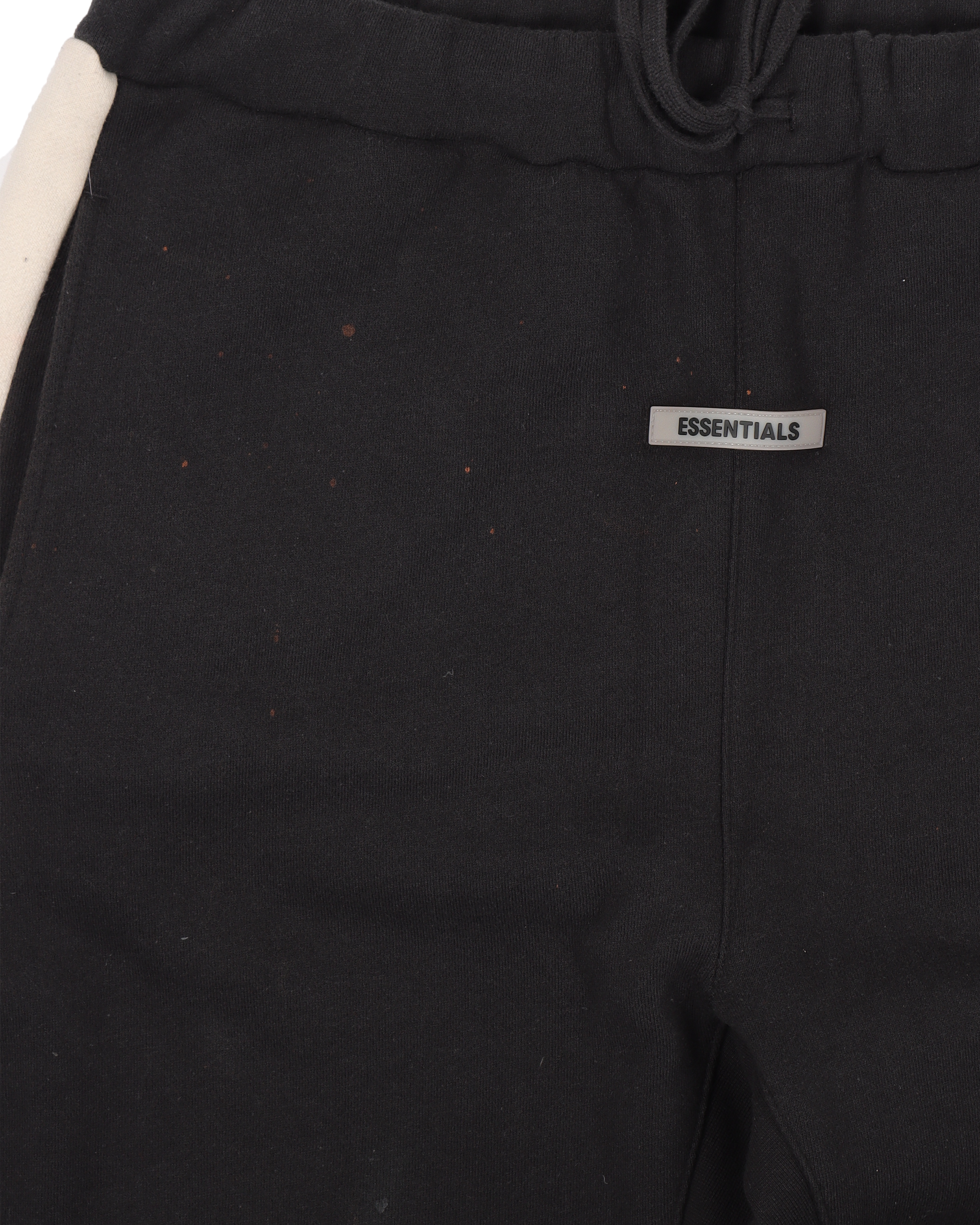 Fear of god essentials 2025 side stripe sweatpants black