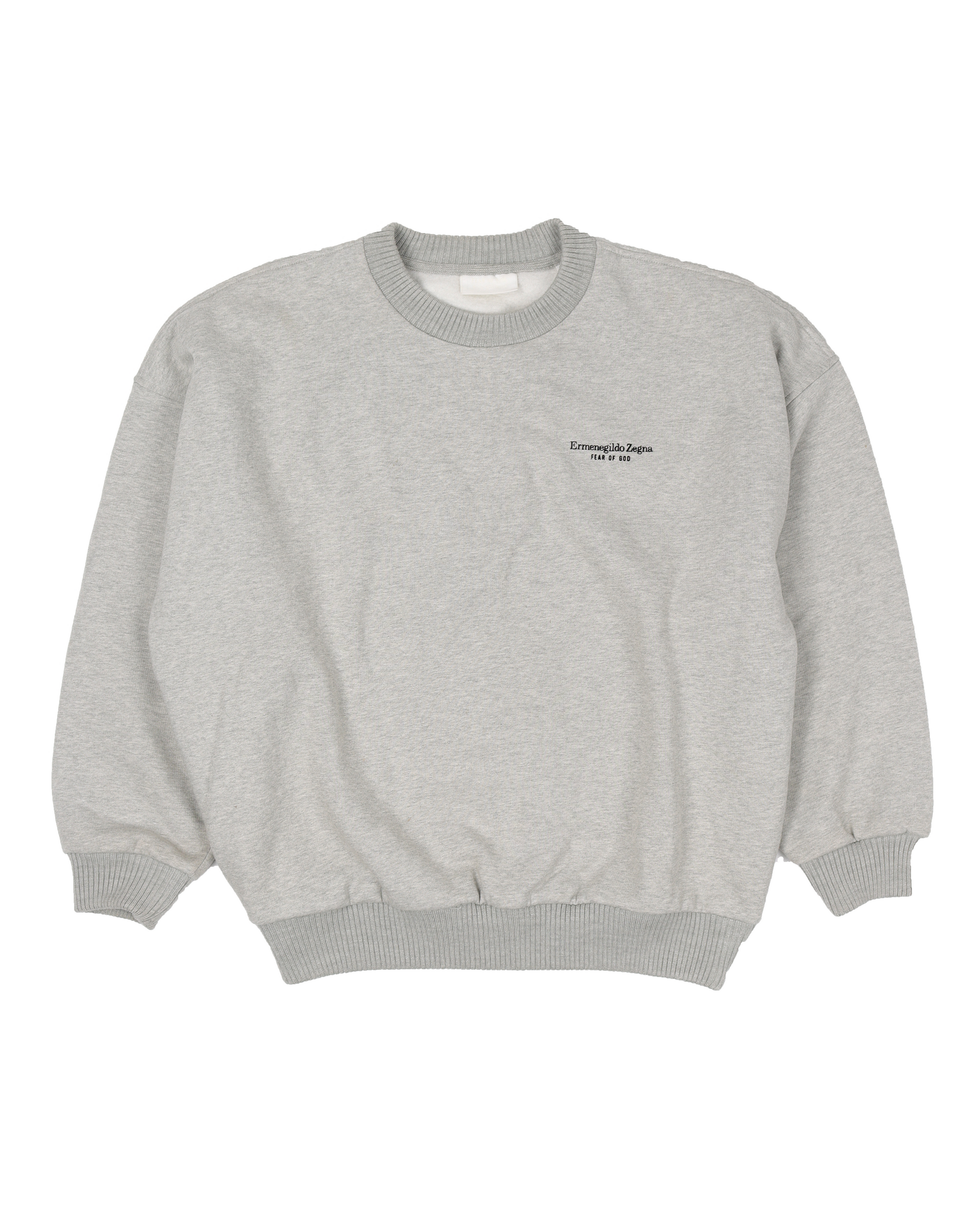 Fear Of God x Ermenegildo Zegna Cotton Blend Souvenir Crewneck Fear Of God x Ermenegildo Zegna Cotton Blend Souvenir Crewneck