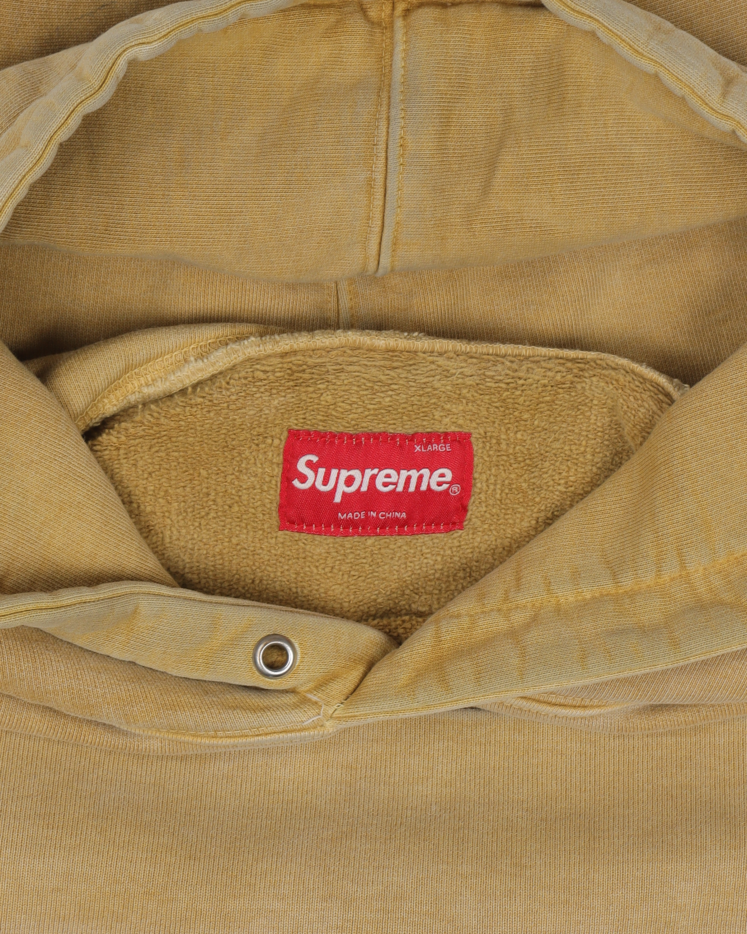 Supreme hoodie gold hot sale