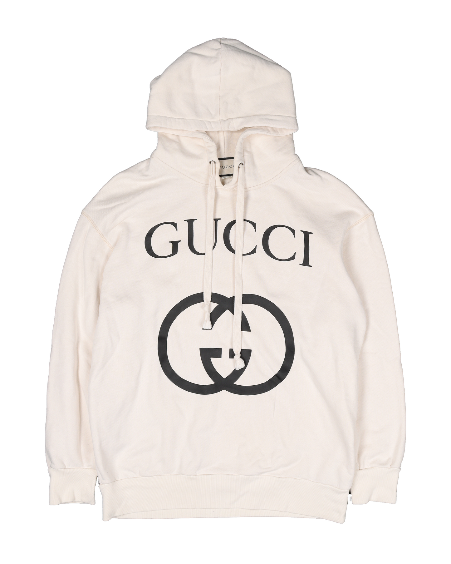 Off-White Felted Cotton Hoodie