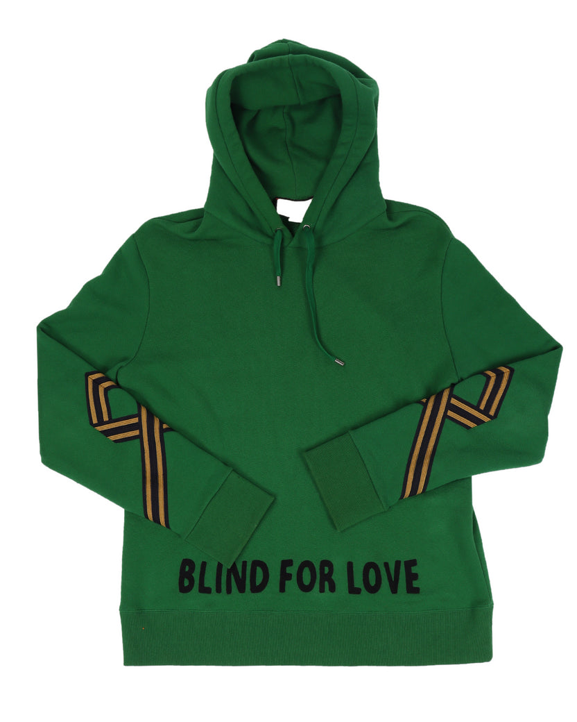 "Blind For Love" Embroidered Hoodie