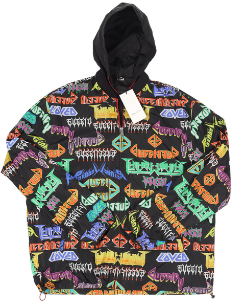Gucci Assorted Metal Logo Print Hoodie