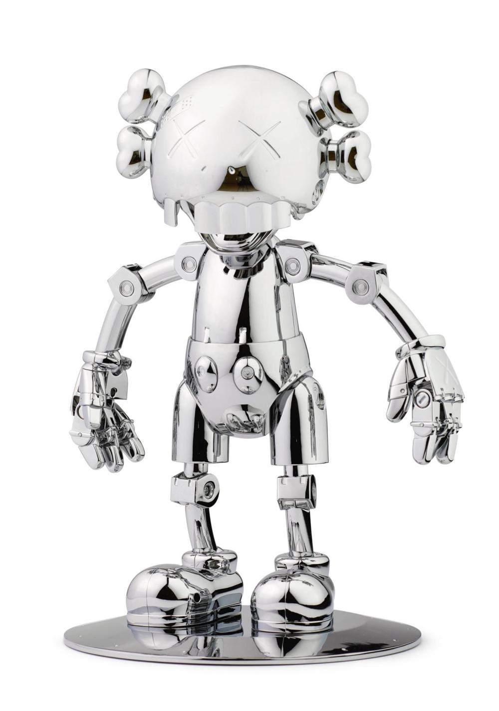 Hajime Sorayama No Future Companion Figure - Silver Chrome