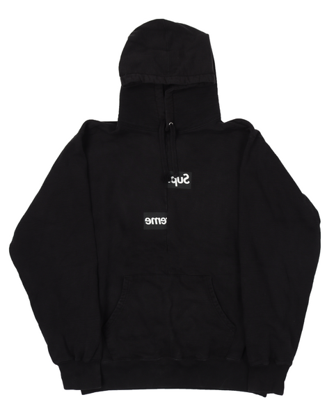 Supreme comme des on sale garcons box logo hoodie