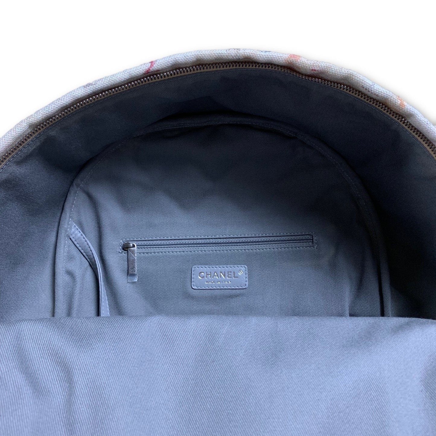 Graffiti Printed Canvas Backpack