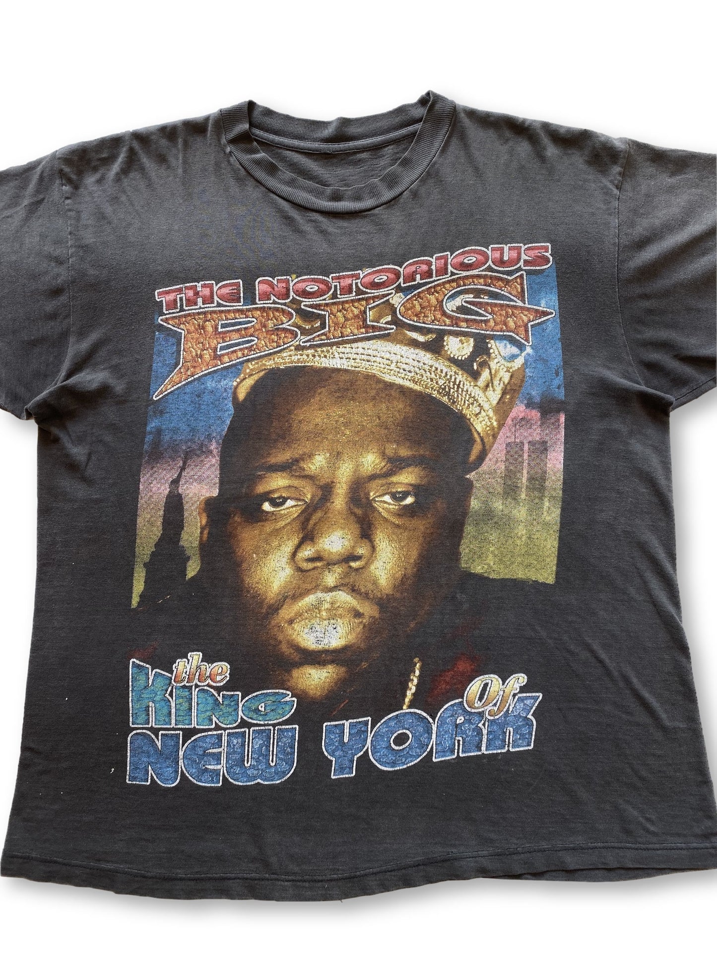 Vintage 90's Notorious B.I.G. Ten Crack Commandments Rap T-Shirt - XL