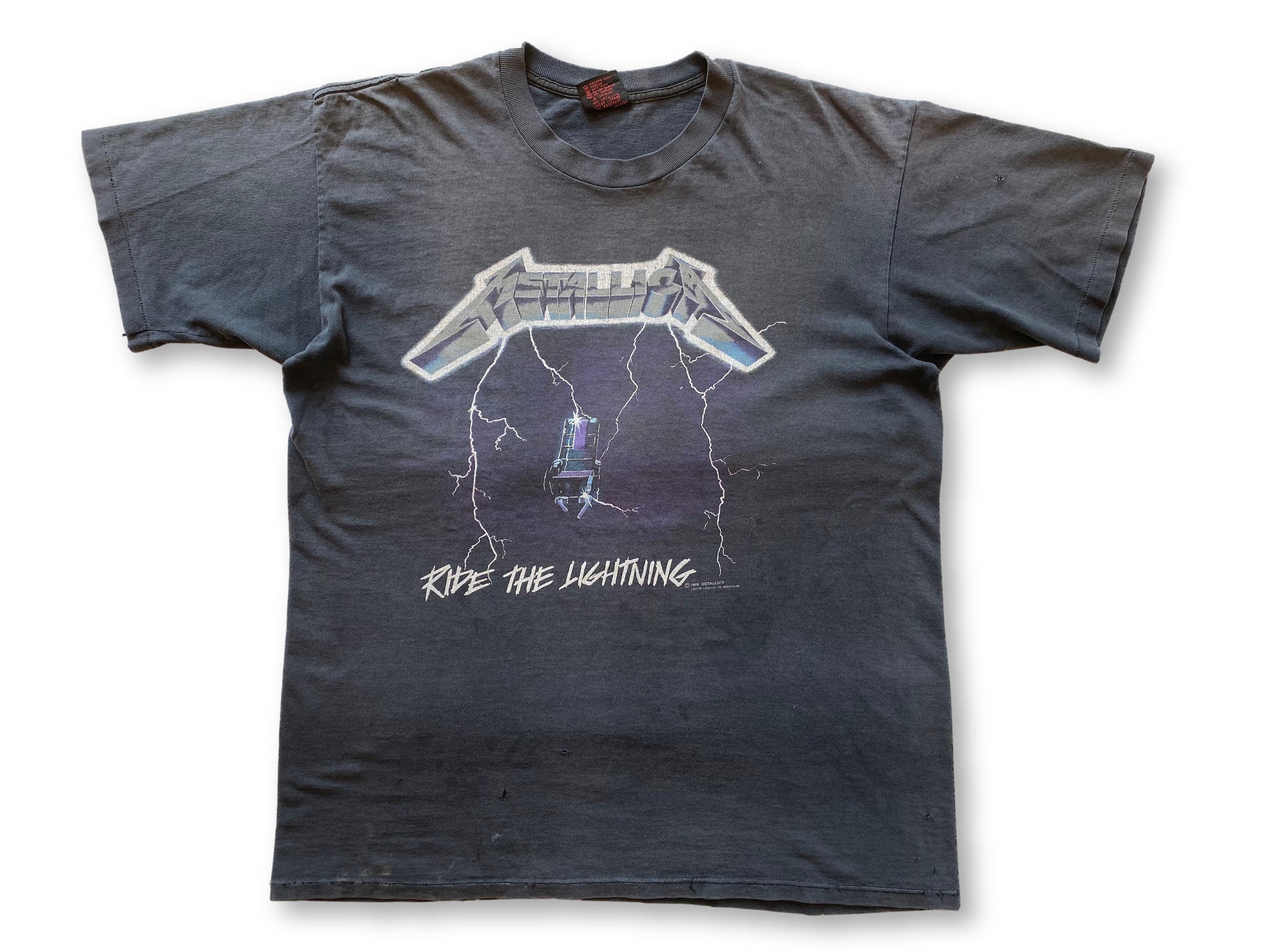 Vintage Metallica Ride The Lightning T-Shirt - XL