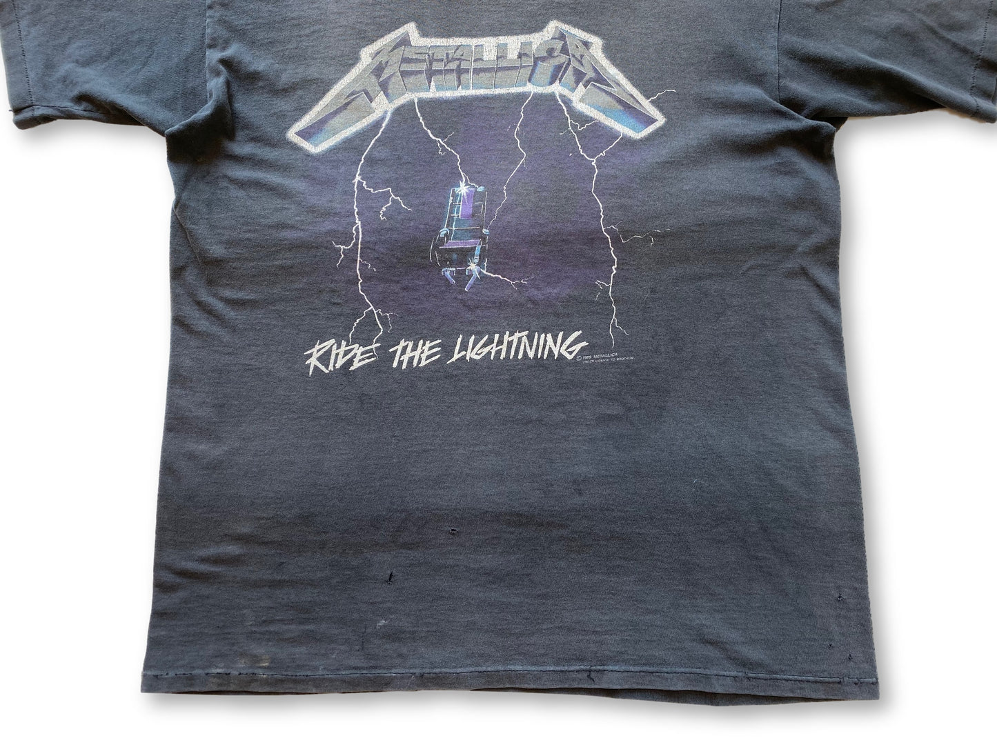 Vintage Metallica Ride The Lightning T-Shirt - XL