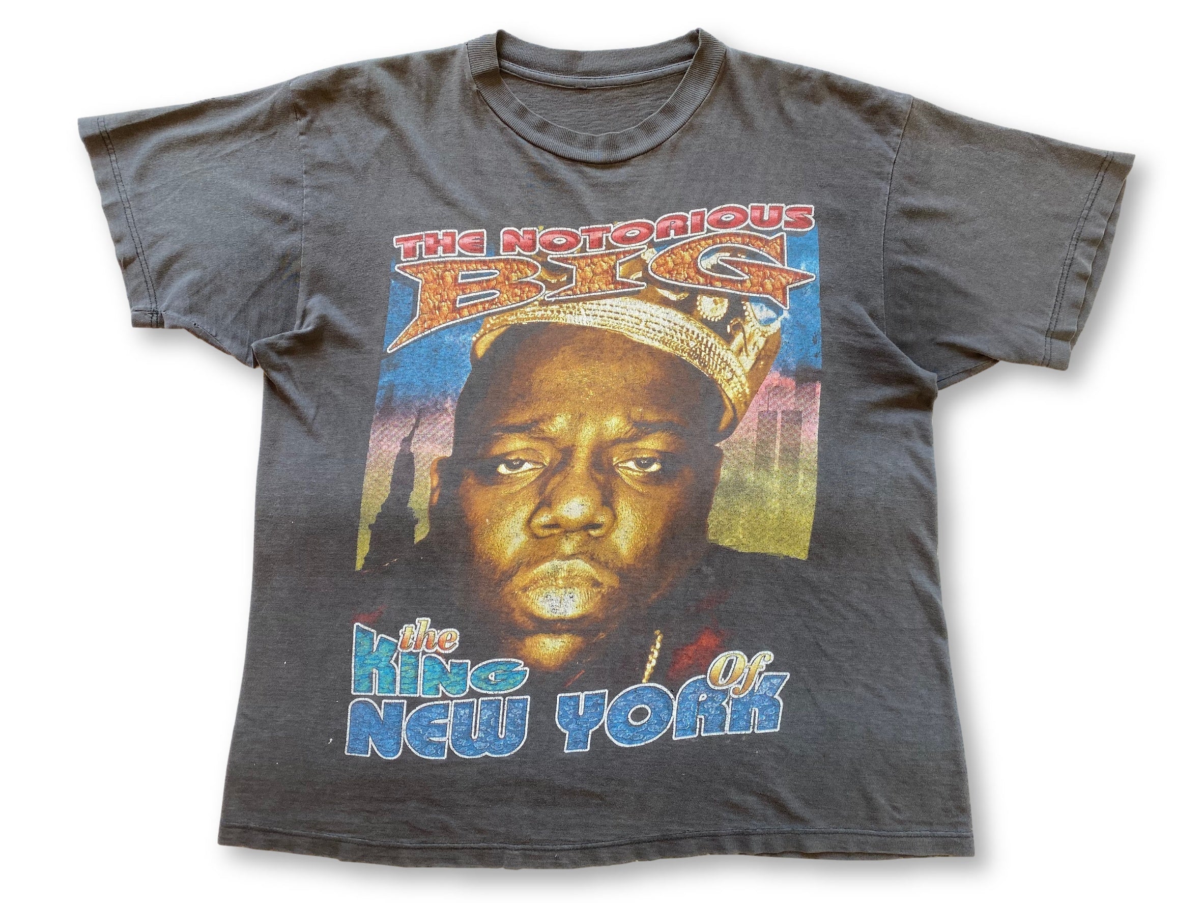 Vintage 90's Notorious B.I.G. Ten Crack Commandments Rap T-Shirt - XL