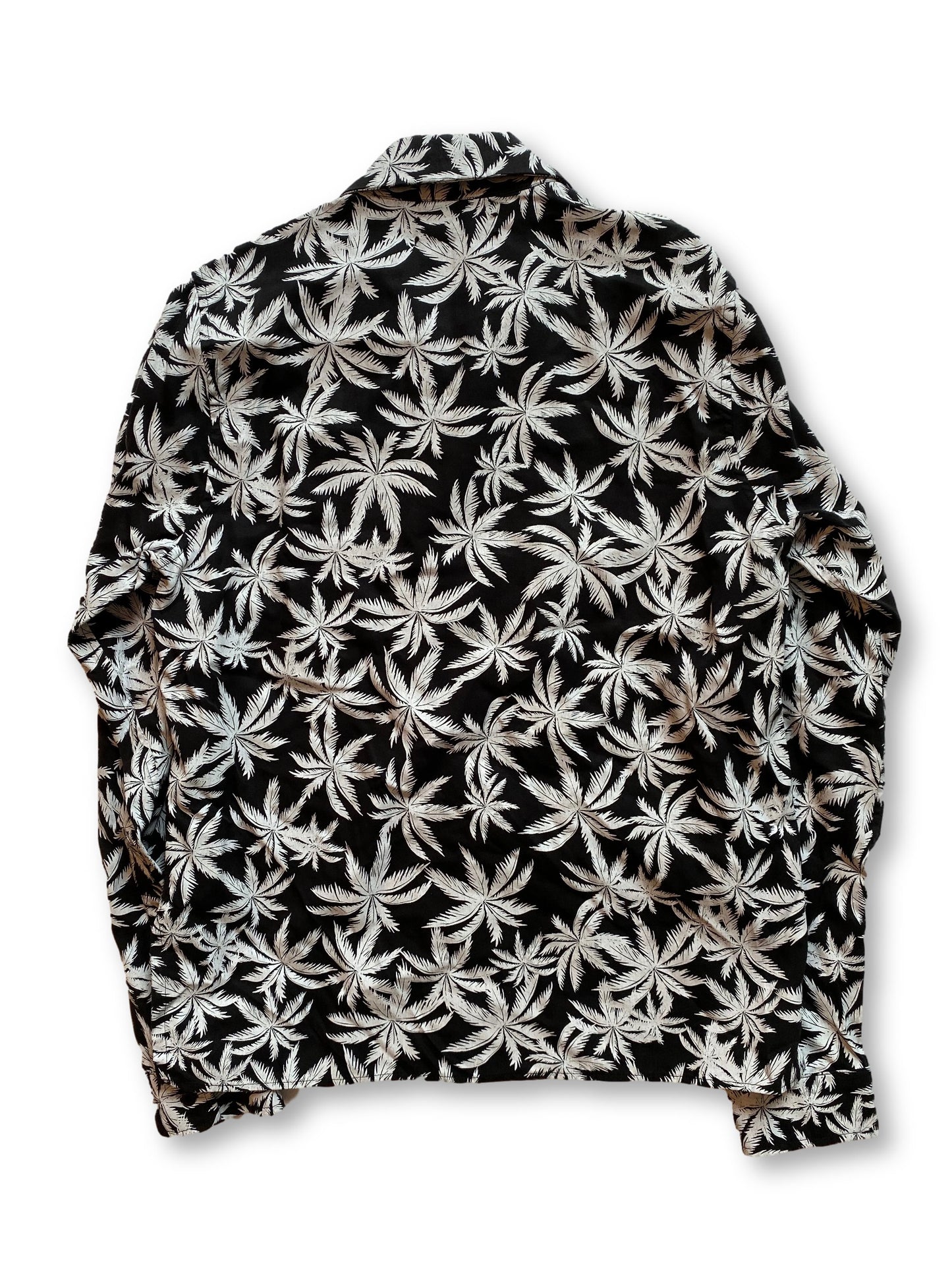 Palm Tree Print Tencel Shirt