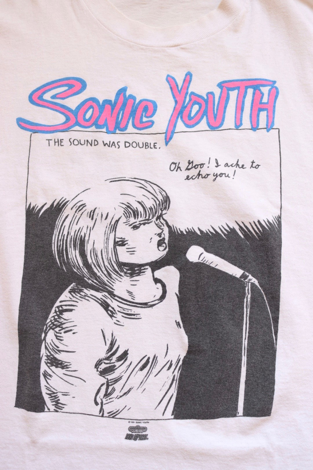 Sonic Youth 1991 "In GOO" T-Shirt by Raymond Pettibon