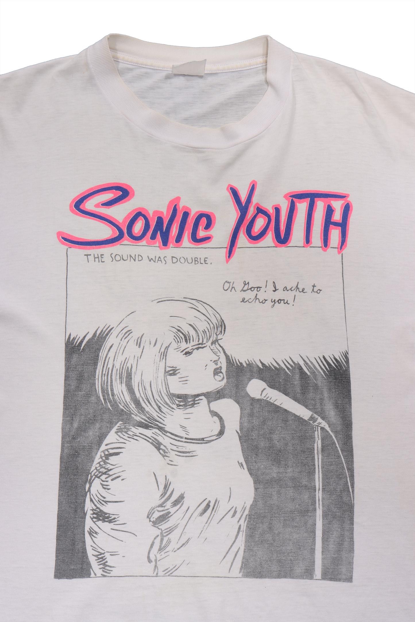 Sonic Youth 1991 "In GOO" T-Shirt by Raymond Pettibon