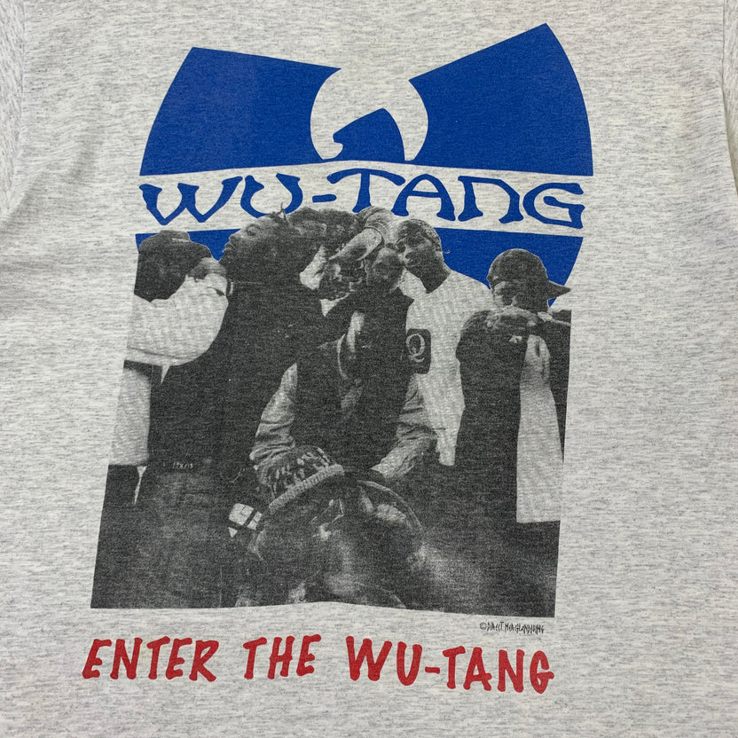 Vintage WU-TANG "C.R.E.A.M" T-Shirt - Grey - Size L