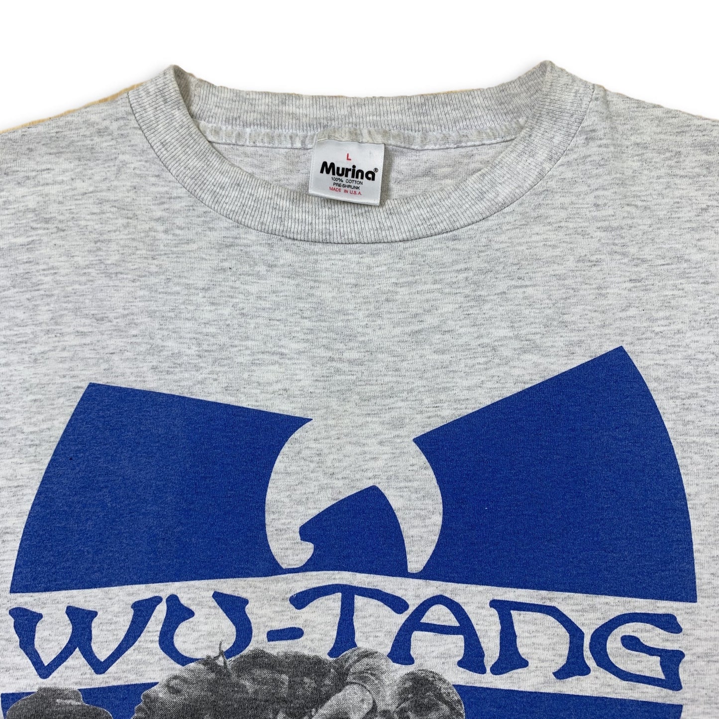 Vintage WU-TANG "C.R.E.A.M" T-Shirt - Grey - Size L