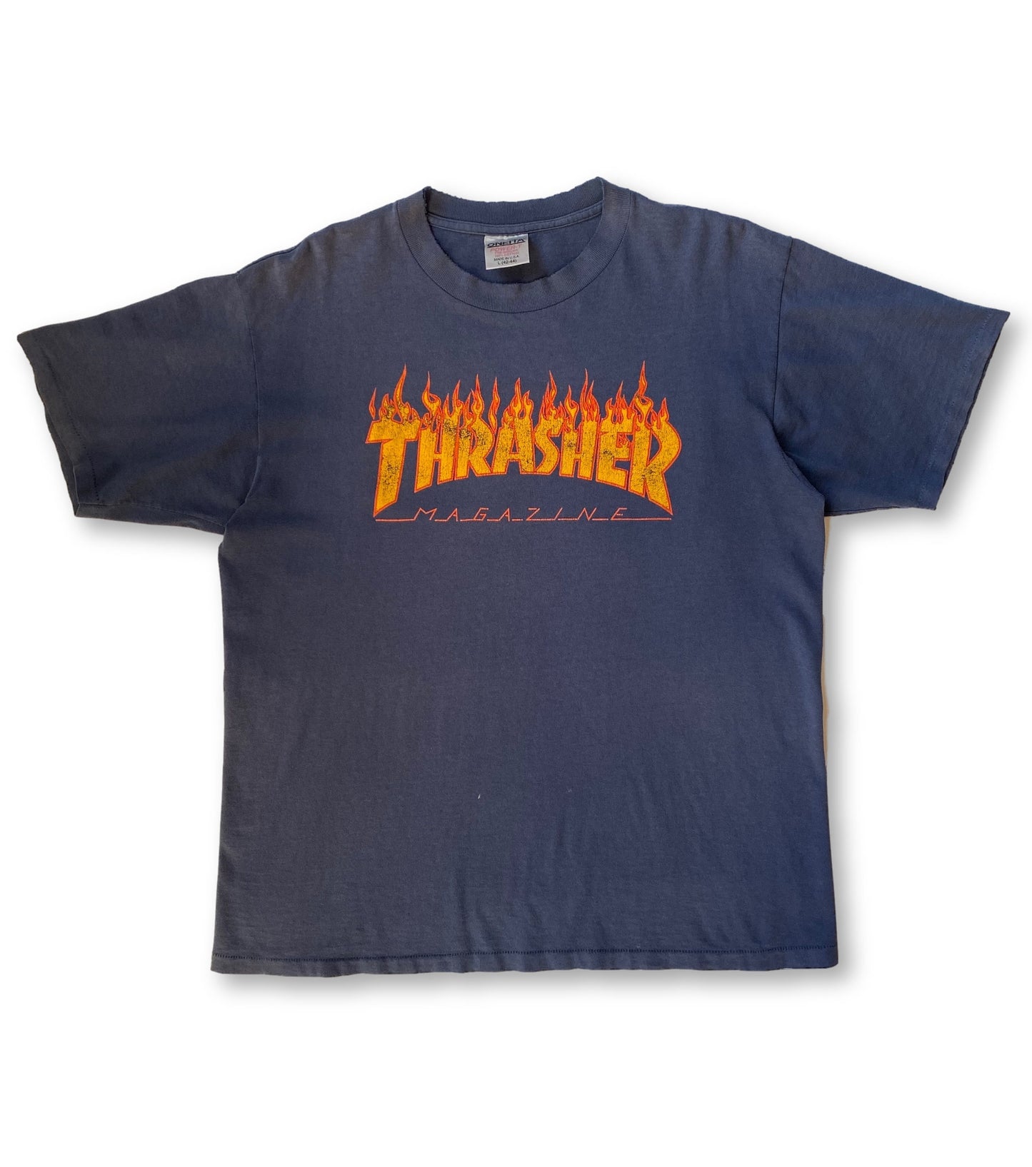 Vintage 80s Thrasher Magazine Deadstock Single Stitch Skate