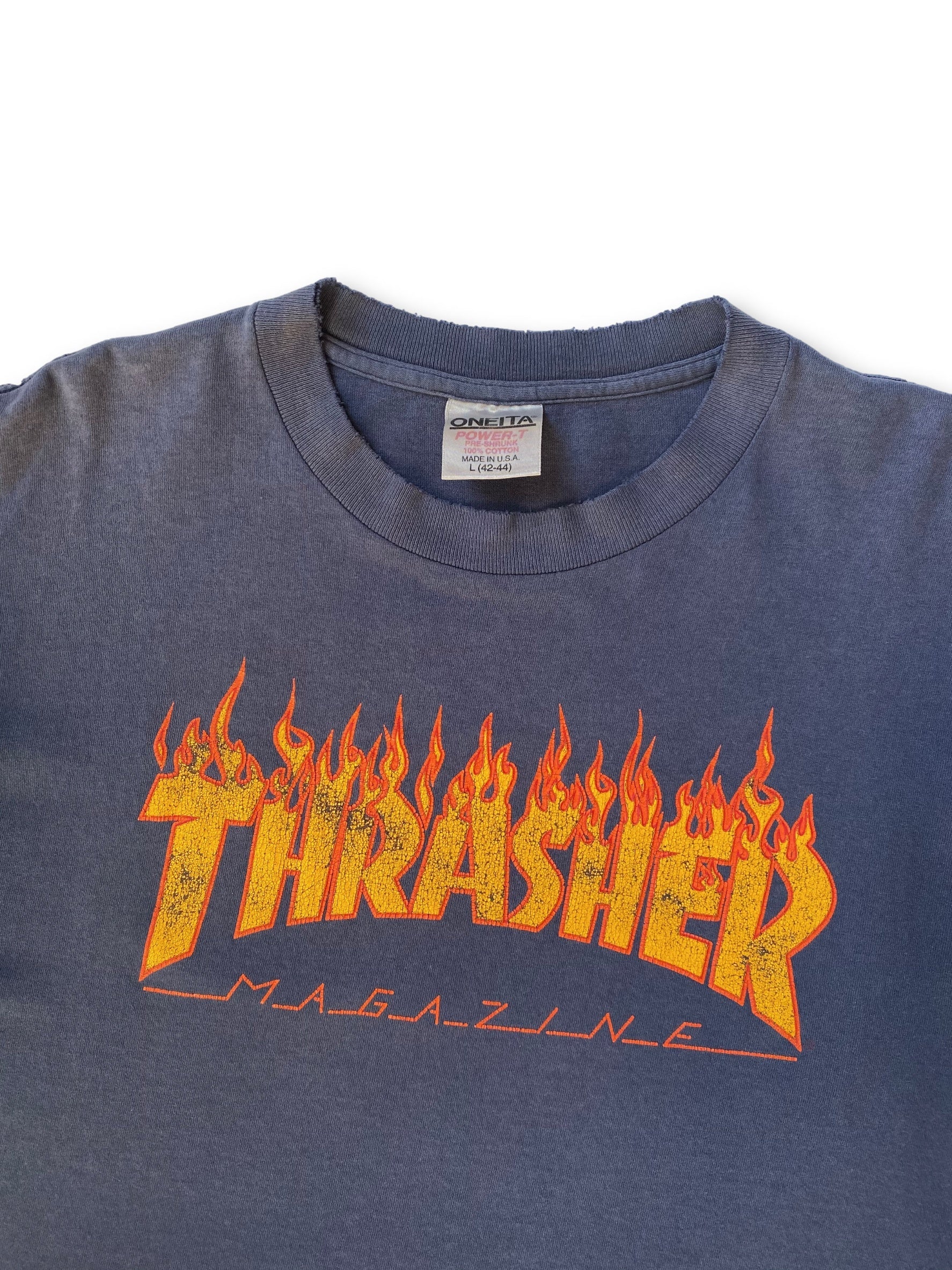 Vintage 80s Thrasher Magazine Deadstock Single Stitch Skate