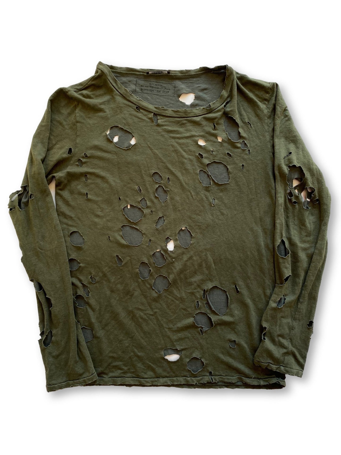 SS08 Decarnin Runway Distressed Shirt