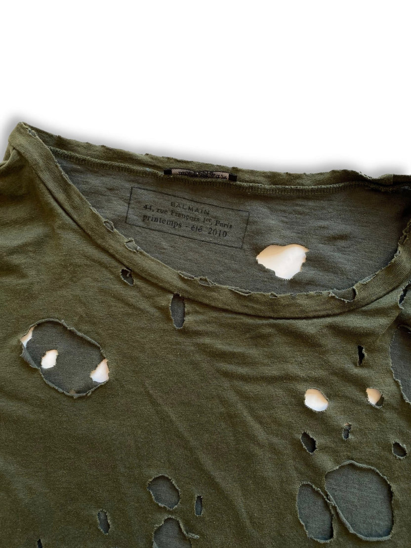 SS08 Decarnin Runway Distressed Shirt