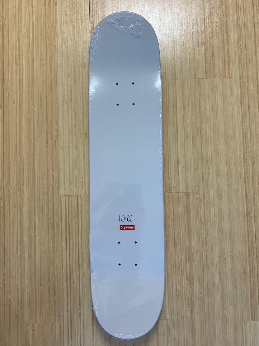 Christopher Wool x Supreme Skate Deck (2008) - Red/White