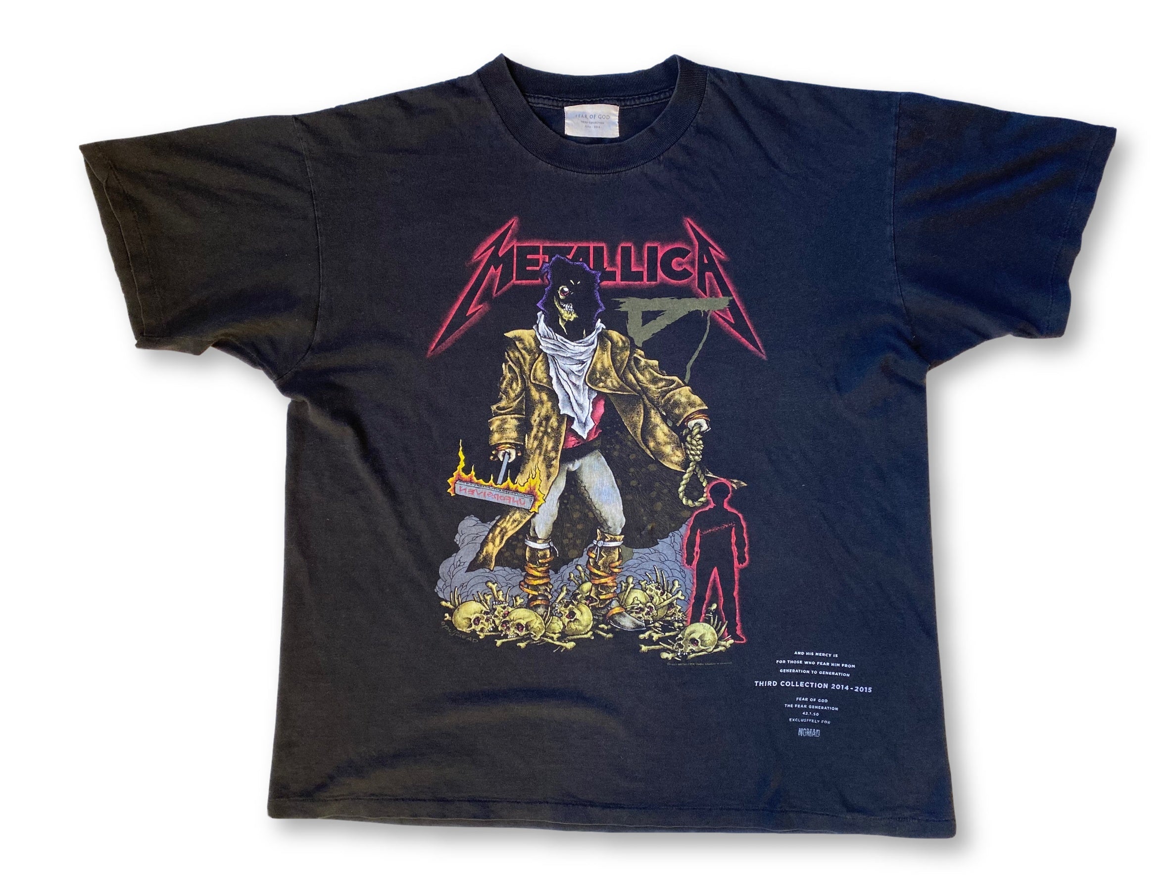 Vintage Metallica x Fear of God Rock T-Shirt - XL