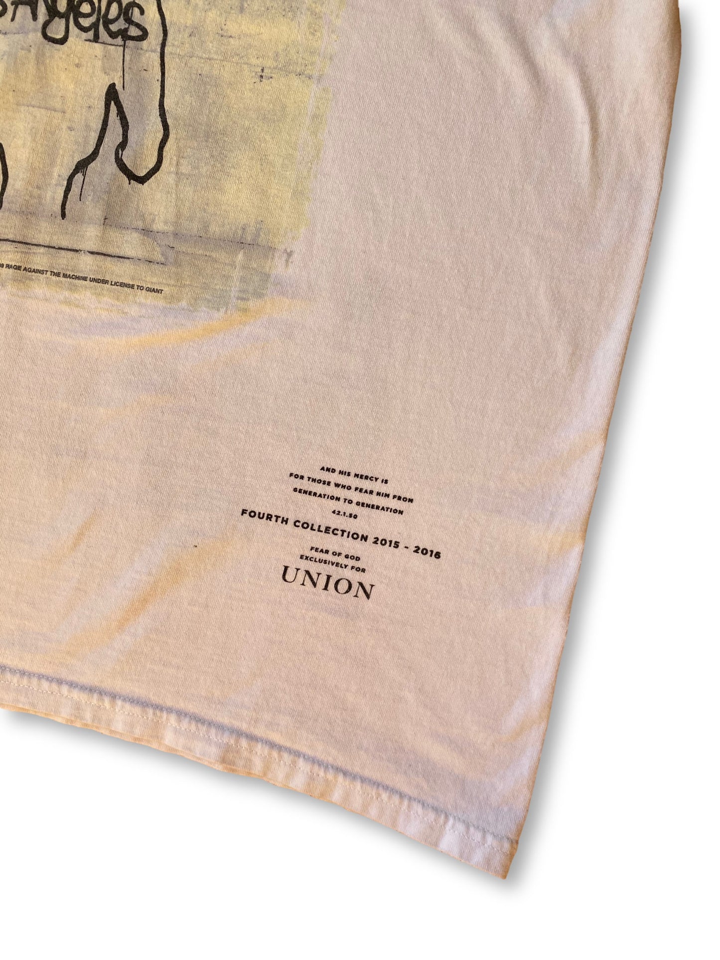 Vintage Rage Against The Machine x Fear of God Rock T-Shirt (UNION Los Angeles Exclusive) - XL