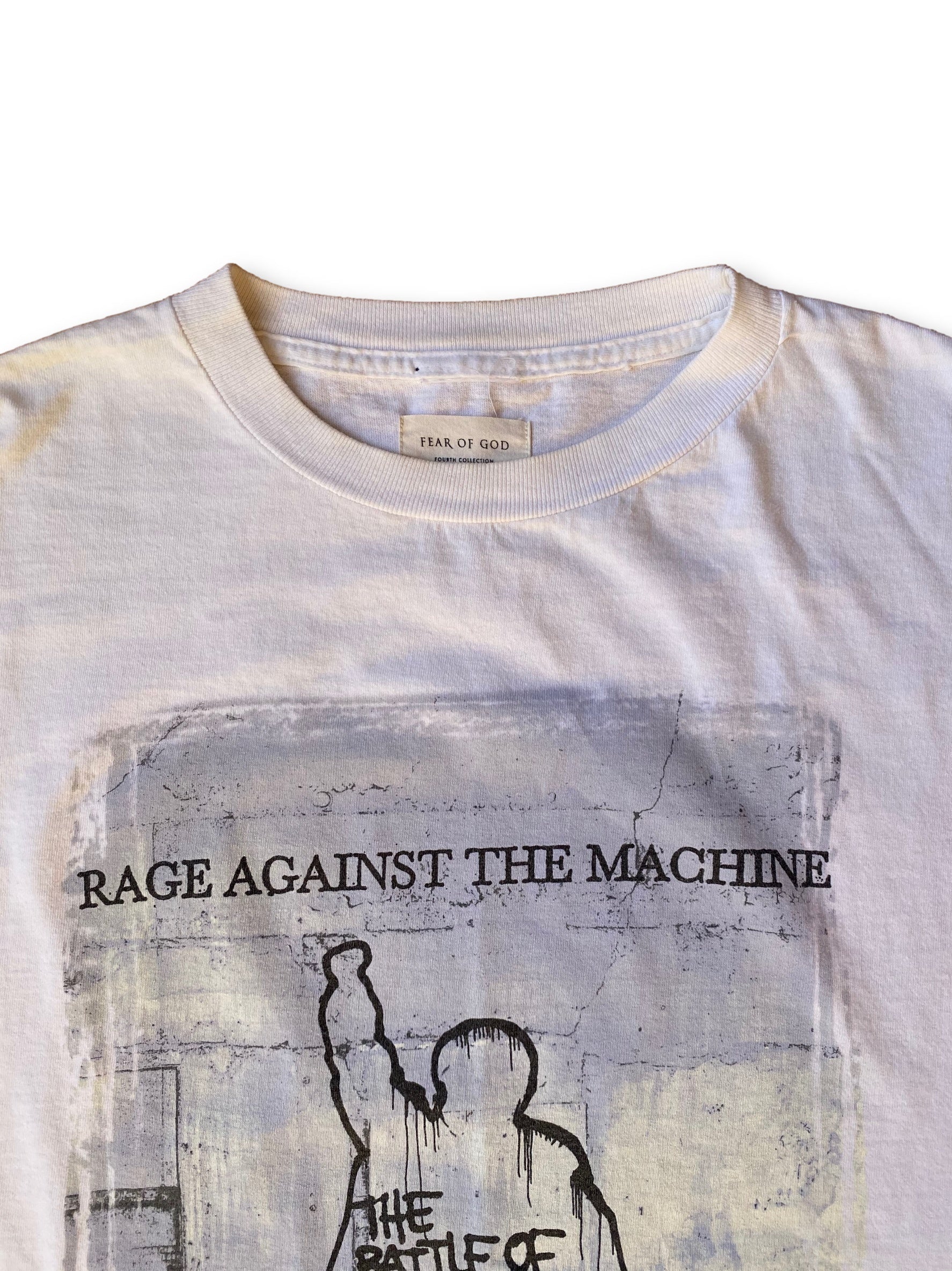 Vintage Rage Against The Machine x Fear of God Rock T-Shirt (UNION Los Angeles Exclusive) - XL