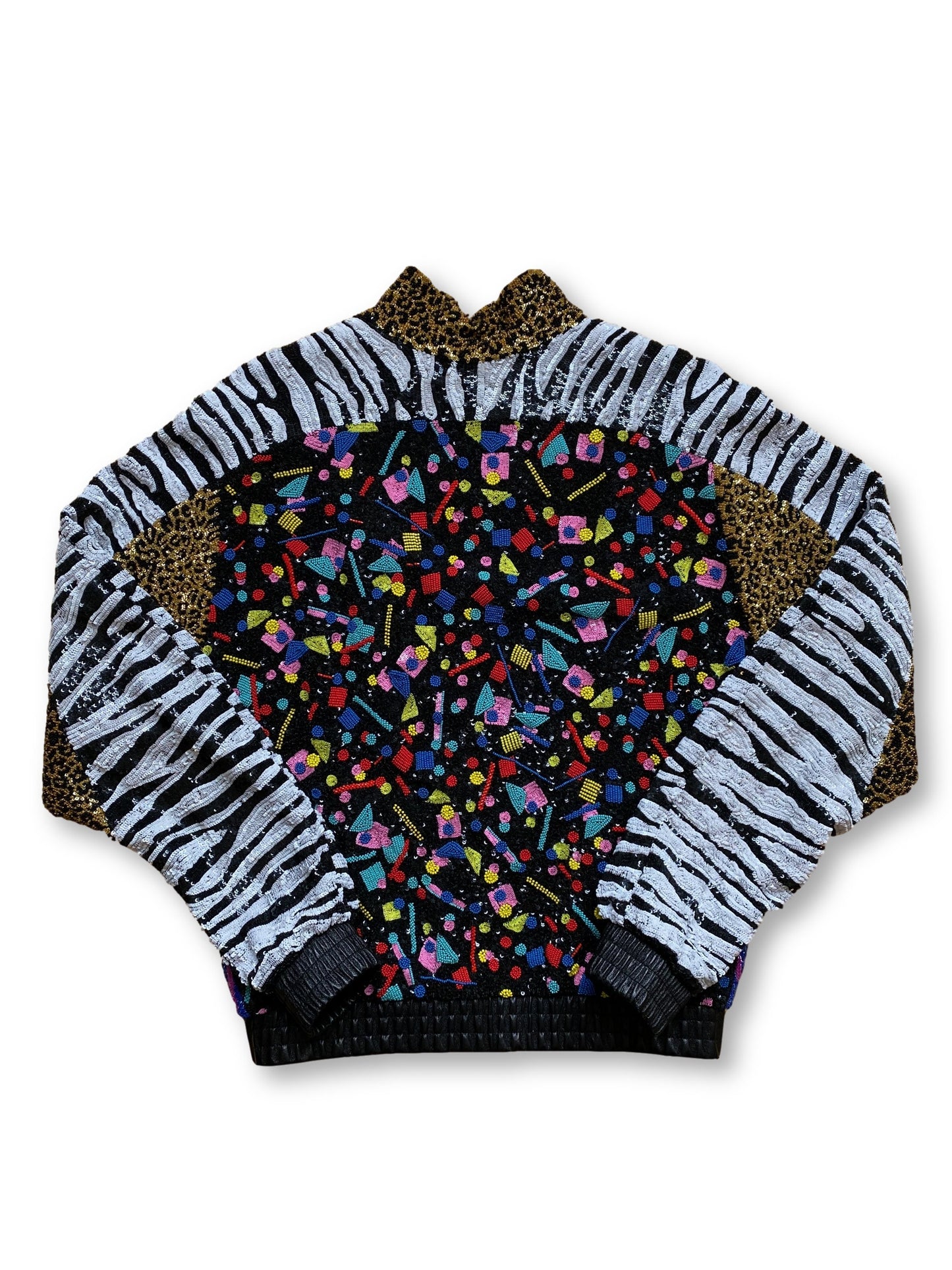 Saint Laurent SS16 Runway Sequin Bomber Jacket - Size 44