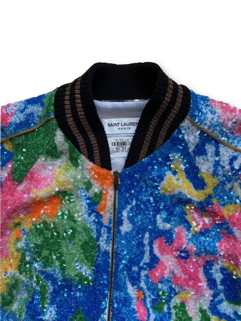 SS16 Embroidered Tie Dye Teddy Jacket