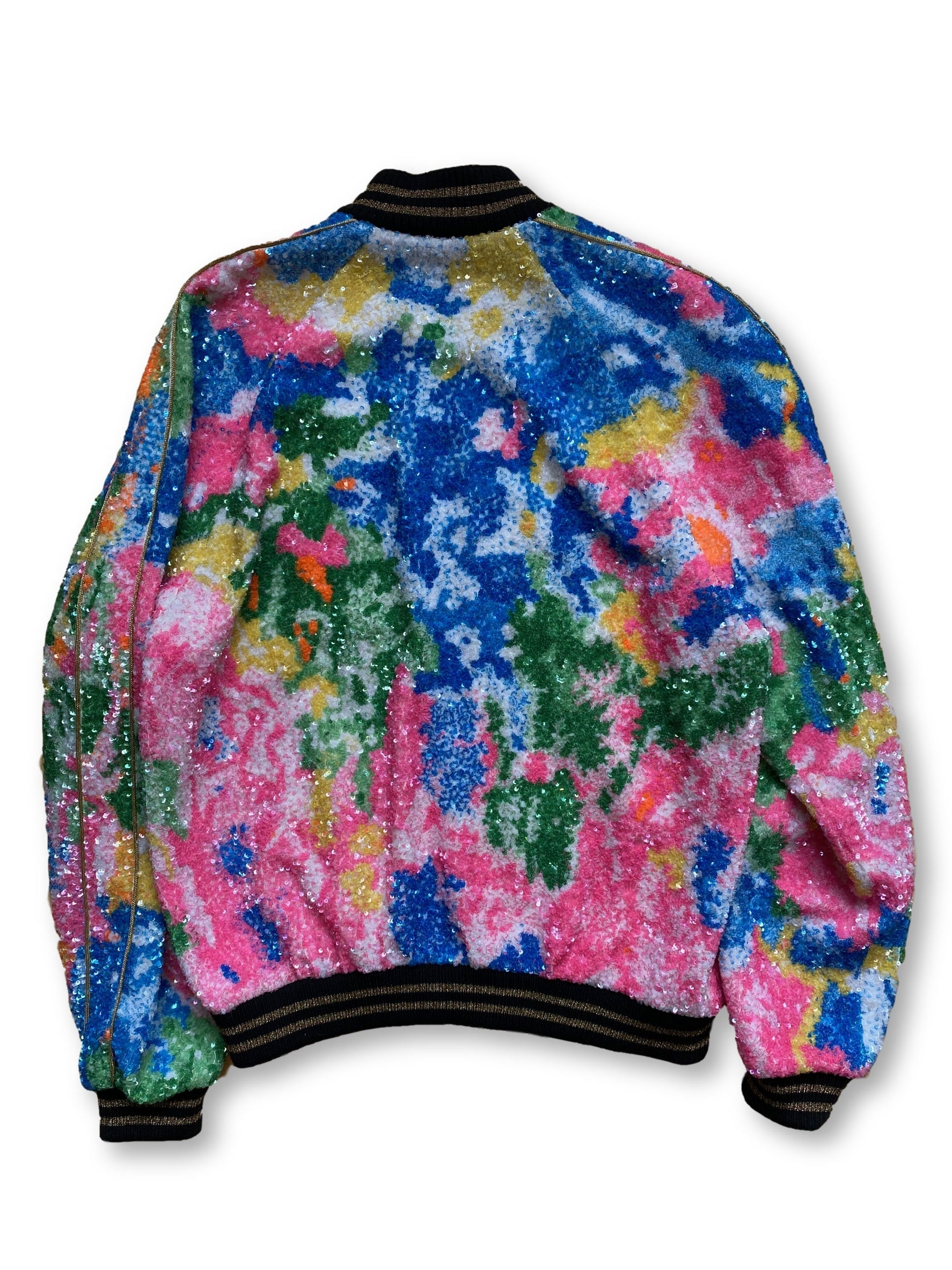 SS16 Embroidered Tie Dye Teddy Jacket