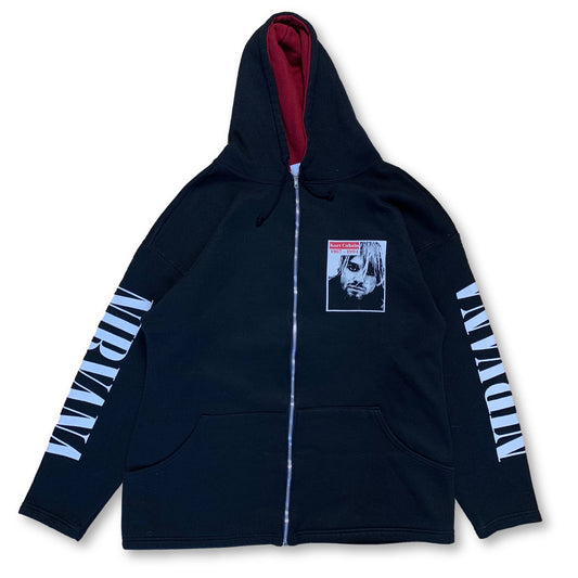 90's Kurt Cobain NIRVANA Bootleg Zip Sweatshirt