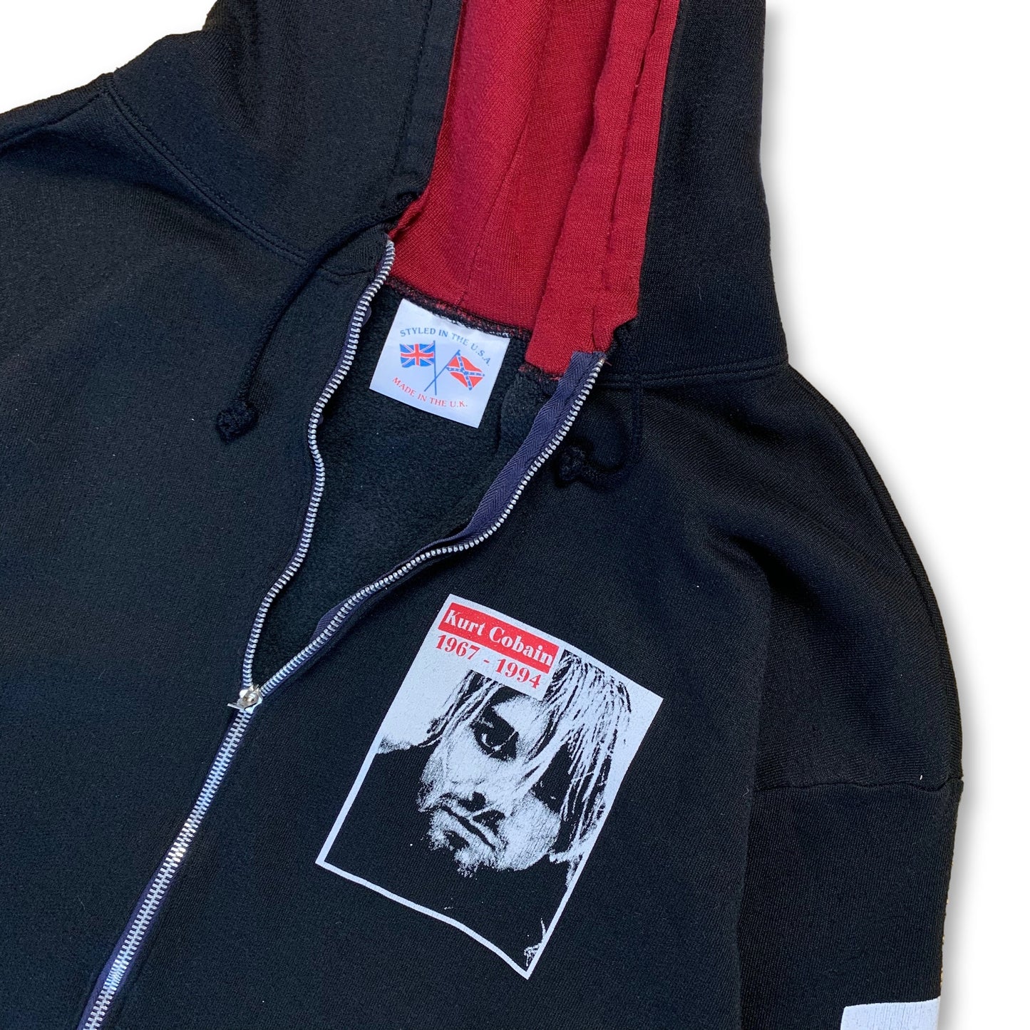 90's Kurt Cobain NIRVANA Bootleg Zip Sweatshirt