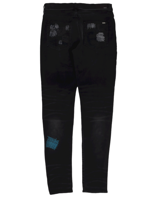 All-Over Repair Denim