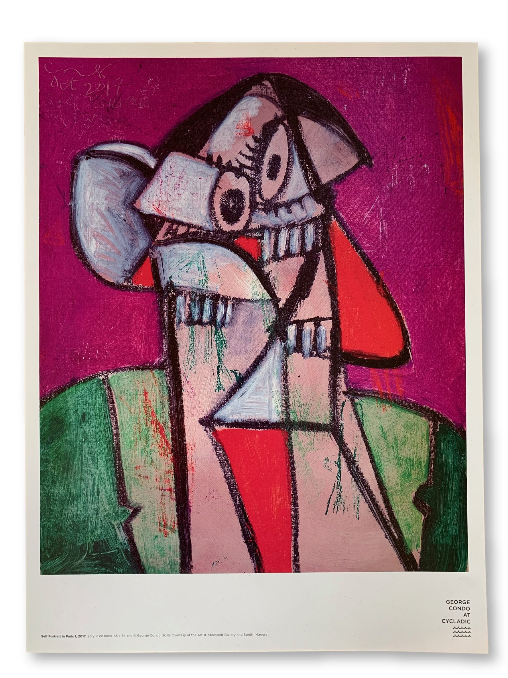 George Condo at Cycladic Exhibition - Poster (A)