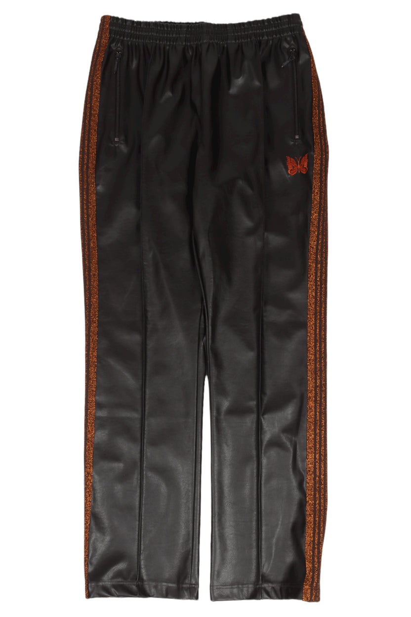 Faux Leather Track Pant