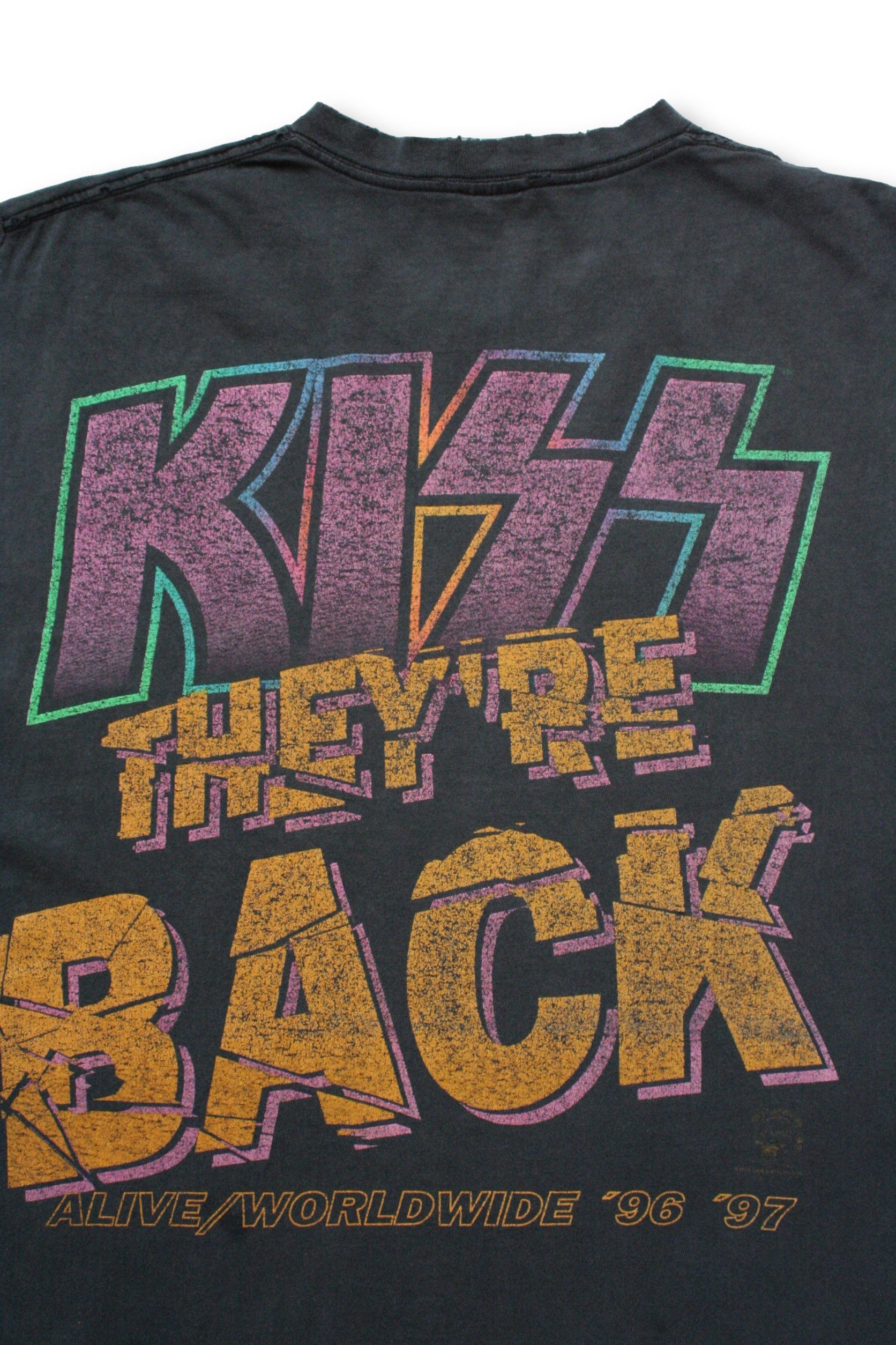 Vintage 96/97' KISS Cut Off T-Shirt - XL